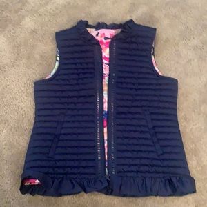 lilly pulitzer girls vest size  XL (12-14)